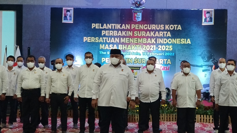 Bondan Sejiwan Bomo Aji Resmi Dilantik Jadi Ketua Umum Perbakin Solo