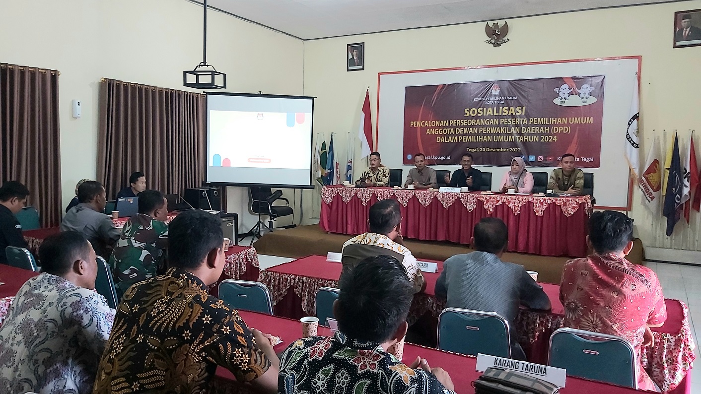 Ini Syarat Calon Perseorangan DPD Jateng di Kota Tegal, Minimal 5.000 Pendukung