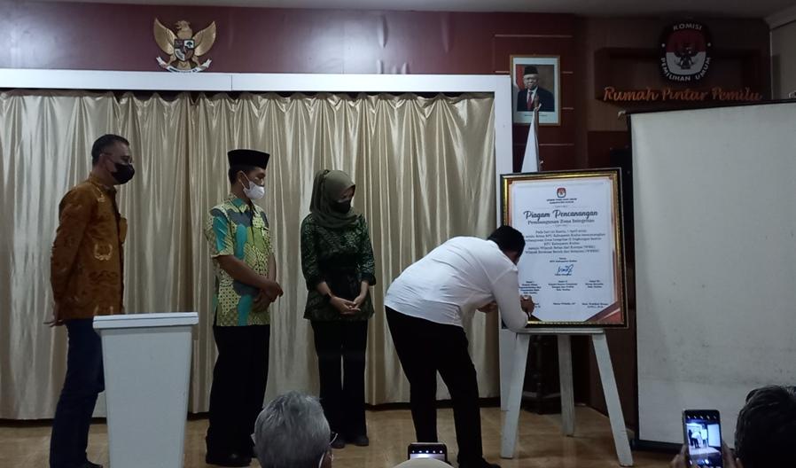 Ihwal Pencanangan Zona Integritas, KPU Kudus Jadi Bagian Percontohan di Jateng