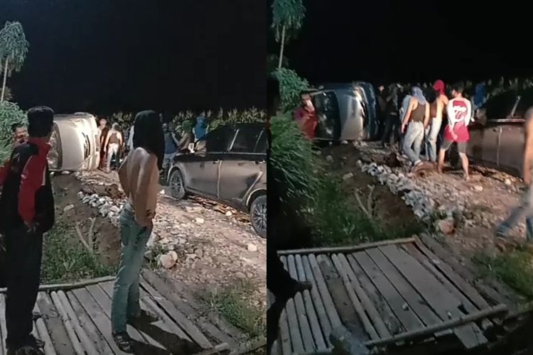 Tangkap Bandar Narkoba, Anggota Polisi Malah Dikepung dan Dilempari Batu, Satu Mobil Digulingkan