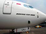 Pesawat Boeing 737-800 Uji Coba Pendaratan di Bandara Nusantara IKN