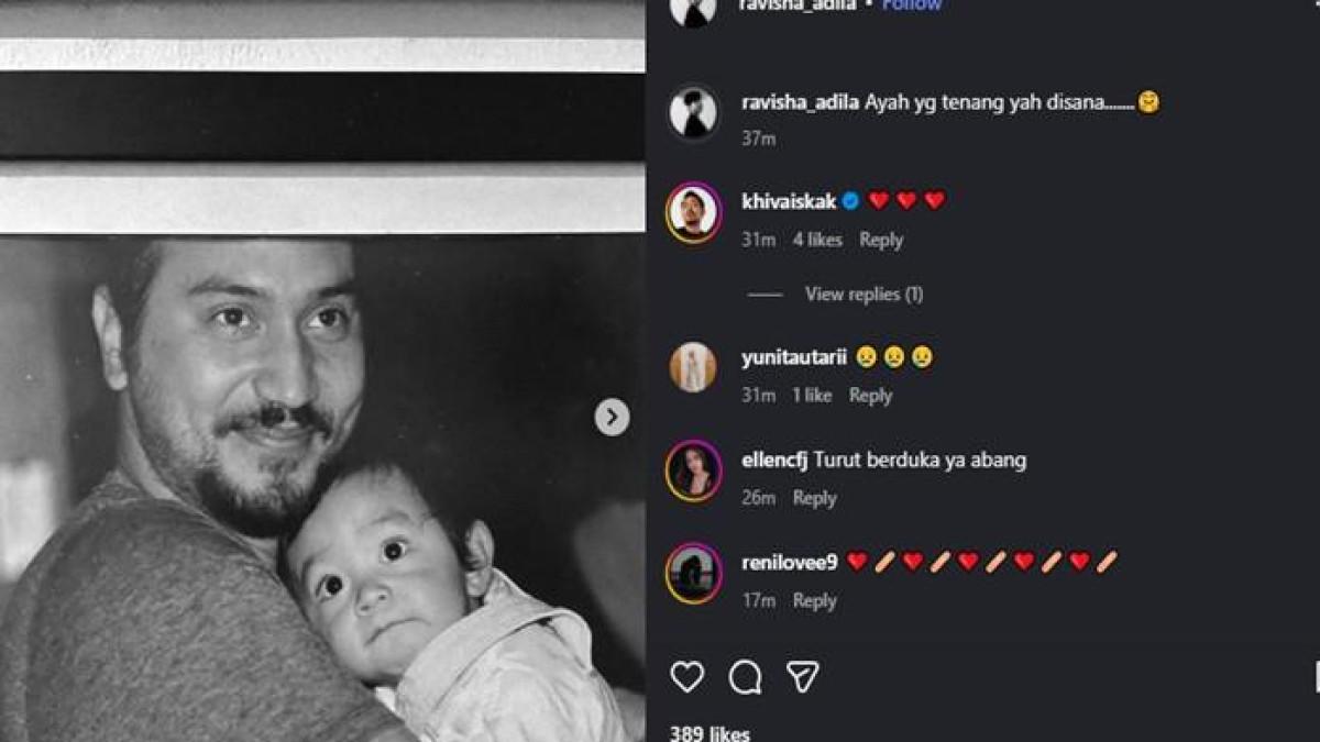 GARY ISKAK MENINGGAL - Adilla Rafisya Iskak, putra sulung dari Richa Novisha dan Gary Iskak membagikan kenangan bersama sang ayah.
