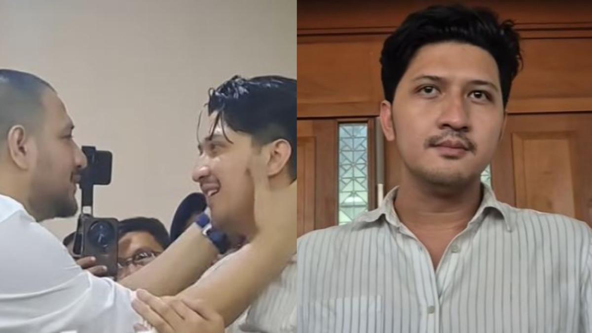 SIDANG AMMAR ZONI - Aditya Zoni hadiri sidang Ammar Zoni di PN Jakarta Pusat, Kamis (18/12/2025). Aditya Zoni bocorkan pesan dari sang kakak.