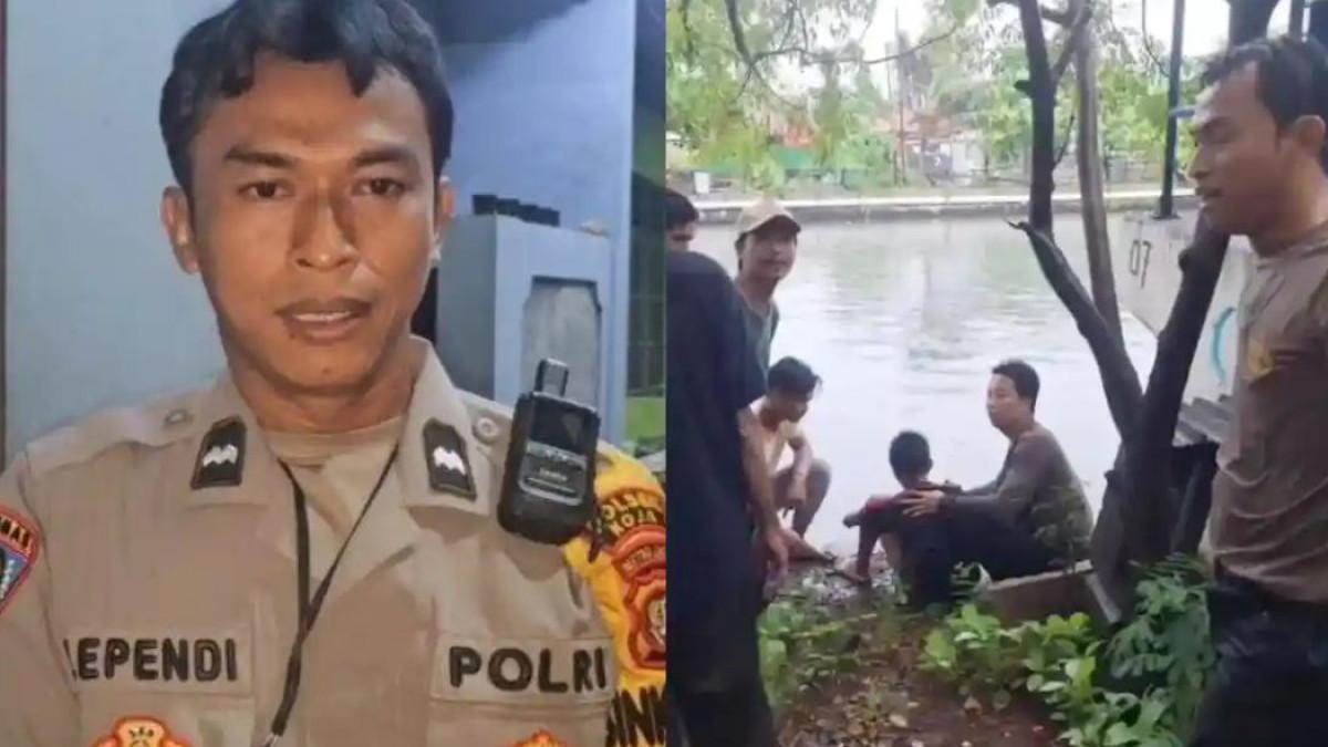 AKSI HEROIK POLISI - Aksi penyelamatan dramatis terjadi di Kali Kresek, Lagoa, Koja, Jakarta Utara, Selasa (18/11/2025), ketika seorang anggota Polsek Koja, Aipda Elly Ependi, terjun langsung ke aliran kali yang tengah meluap untuk menolong 2 remaja yang tenggelam. Berikut sosok Aipda Elly Ependi