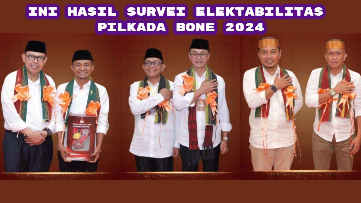 Elektabilitas Pilkada Bone 2024: Andi Asman-Andi Akmal, Andi Rio-Amir, Andi Islamuddin-Andi Irwandi