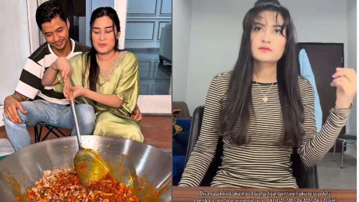 Gugat Cerai, Angbeen Rishi Dulu Sering Buat Video Masak dengan Adly Fairuz, Kini Jadi Trauma Memasak