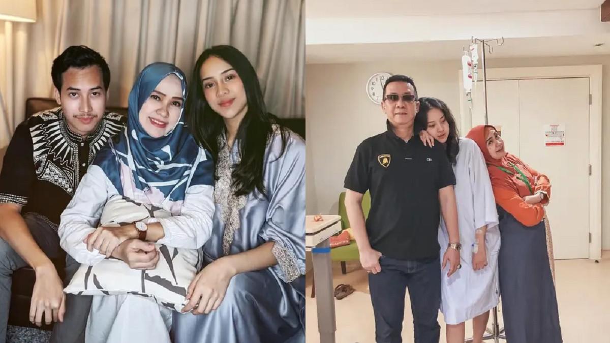 IBUNDA ANYA GERALDINE - Kolase potret Anya Geraldine bersama keluarga diambil dari Instagram @anyageraldine. Anya sempat nangis cerita soal keluarga