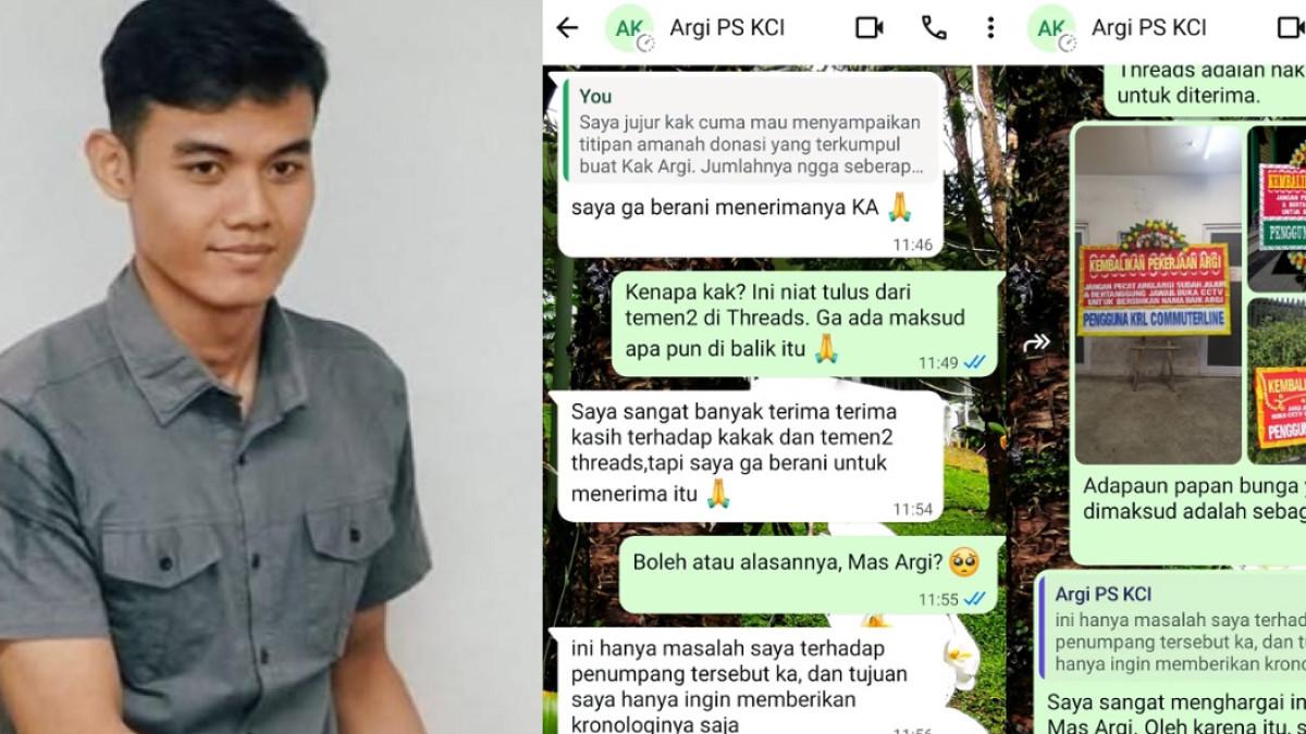 KASUS TUMBLER HILANG - Argi tolak donasi dari warganet, jawabannya banjir pujian. Argi dinilai punya integritas karena alasannya tolak donasi