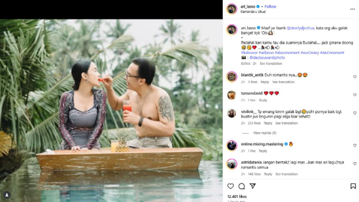 ARI LASSO MINTA MAAF - Ari Lasso akhirnya menulis permintaan maaf setelah viral dinilai kasar terhadap Dearly Djoshua. Dearly turut memberikan reaksi.