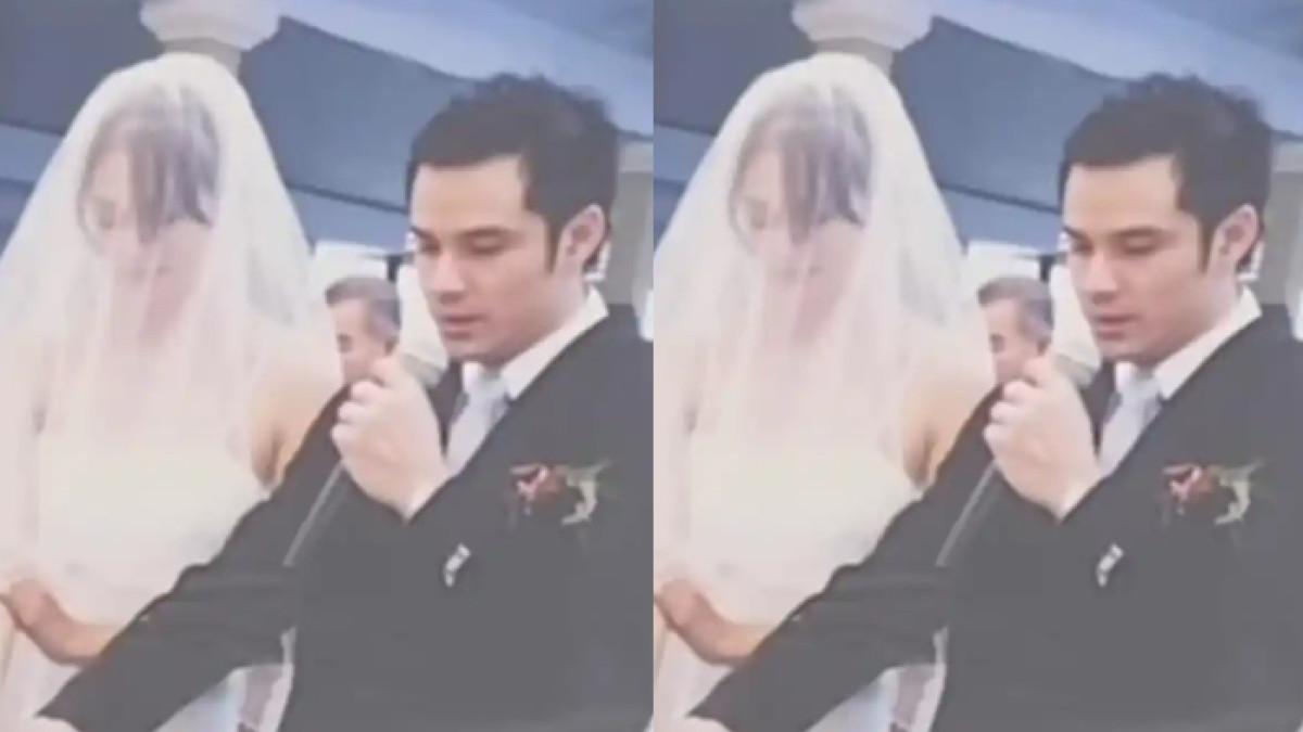 KABAR ARTIS - Aurelie Moeremans di foto pernikahan Roby Tremonti pakai gaun putih