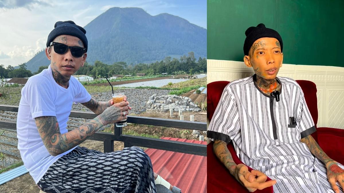 BILAL TATOBAT - Kolase potret Bilal Tatobat diambil dari Instagram @bilal_tatobat. Bilal ungkap kisah hidupnya di YouTube deHakims Story