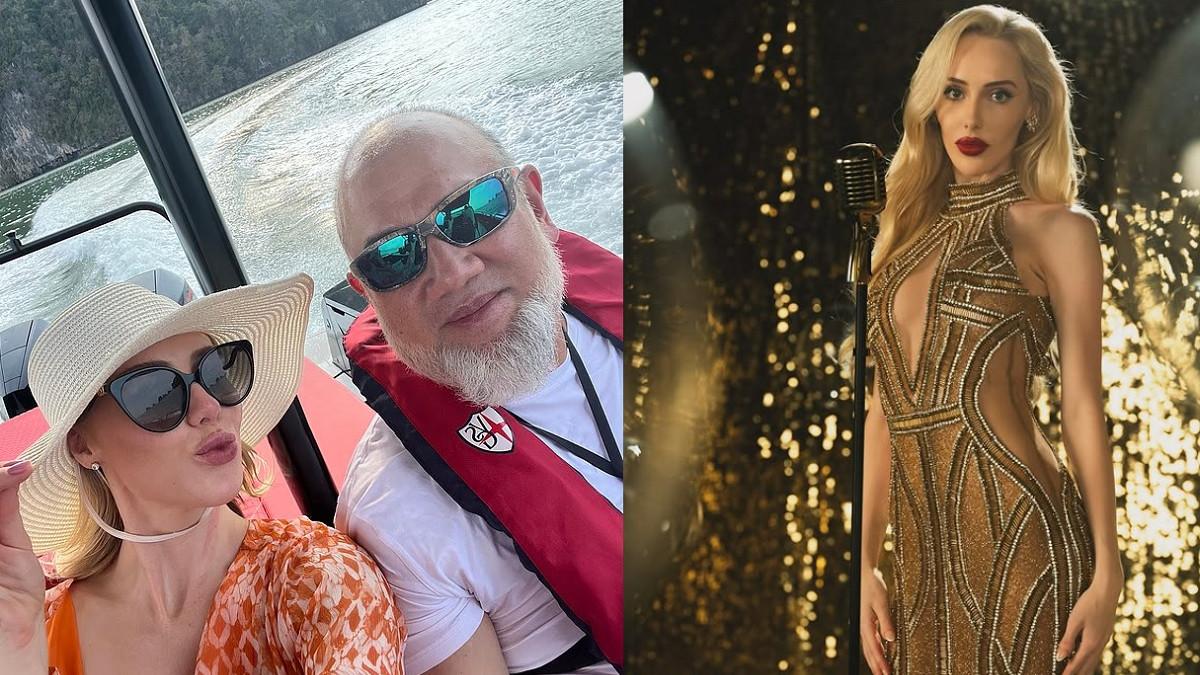 SKANDAL SULTAN MALAYSIA - Kolase potret Britanny dengan Sultan Muhammad V diambil dari Daily Mail. Britanny ceritakan eksklusif kisah cintanya dengan Sultan Muhammad V