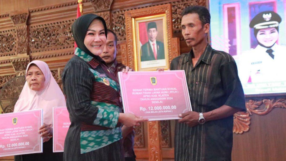 245 Keluarga di Klaten Terima Bantuan Perbaikan RTLH, Bupati Sri Mulyani Harap Hasilkan Rumah Nyaman