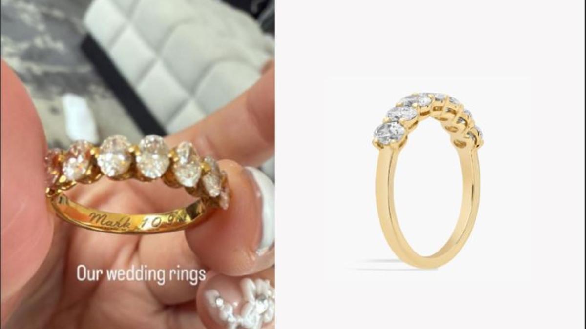 CINCIN AMANDA MANOPO - Cincin pernikahan Amanda Manopo dan Kenny Austin terbuat dari emas 14 karat, harganya tembus Rp 200 juta. Intip detailnya.(Instagram @amandamanopo dan bluenile.com)