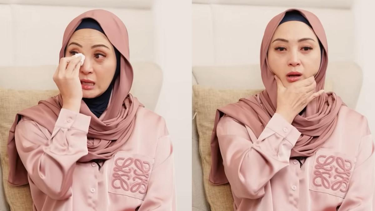 CERITA DELLA PUSPITA - Kolase potret Della Puspita ketika ceritakan pengalaman hidupnya di YouTube Feni Rose. Della Puspita ungkap pernah dapat perlakuan buruk dari ayah tiri