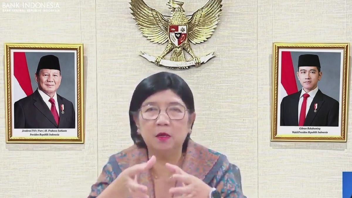 RUPIAH MELEMAH - Deputi Gubernur BI Destry Damayanti dalam konferensi pers RDG BI Maret 2026, Selasa (17/3/2026).