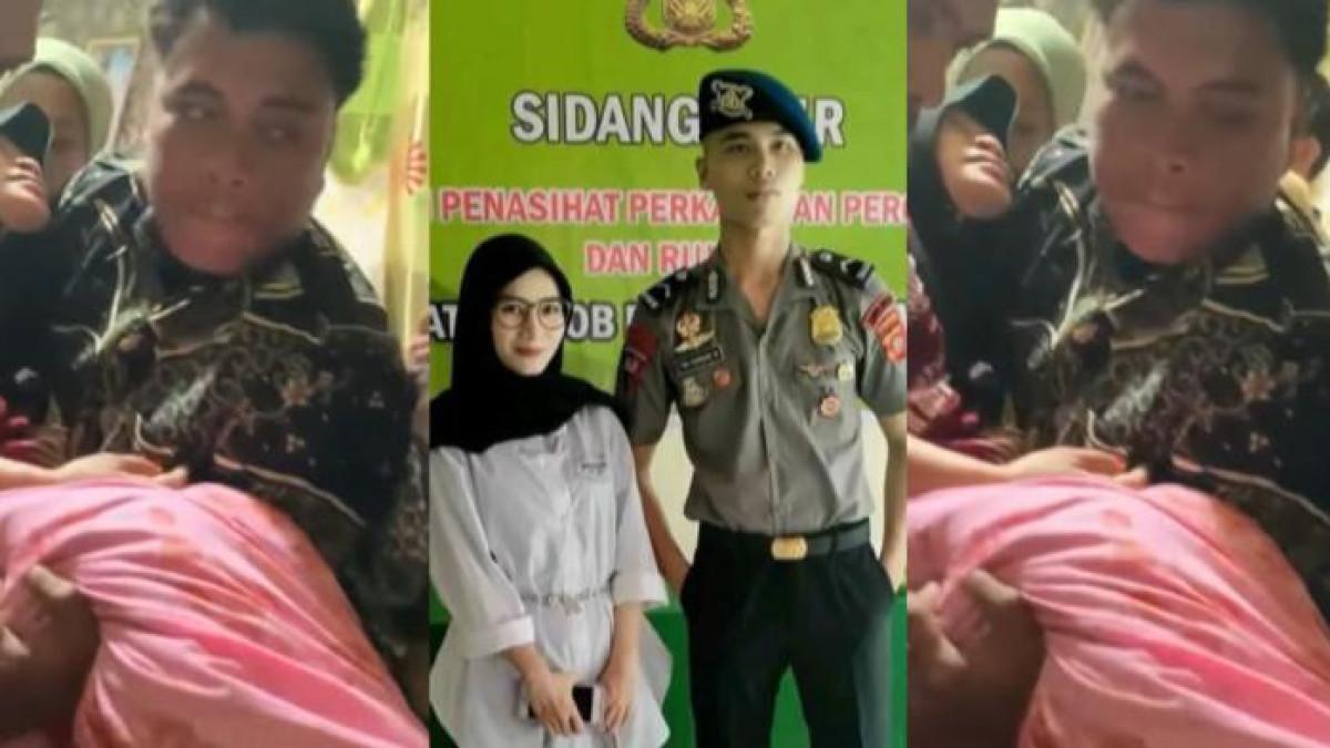 POLISI MENGHILANG SAAT NIKAH - Detik-detik korban pingsan saat prosesi akad nikahnya gagal terselenggara karena sang mempelai pria tiba-tiba menghilang dan tidak datang pada Sabtu (9/8/2025). Calon pengantin pria diketahui merupakan seorang anggota Brimob Polda Gorontalo.