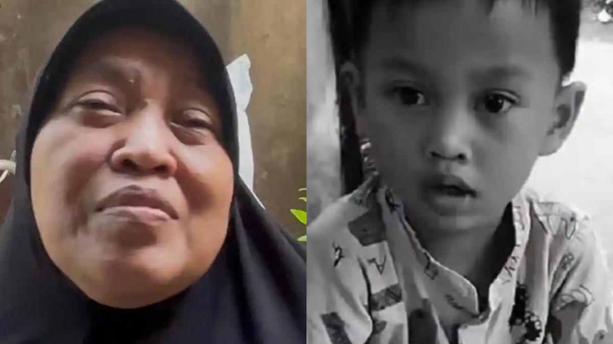 MOMEN HARU - Detik-detik nenek Alvaro bernama sayem pingsan tahu cucunya meninggal dunia.