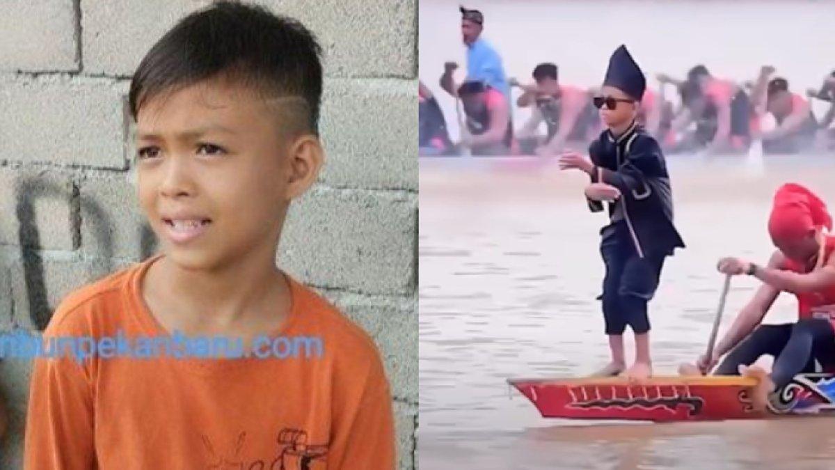 SOSOK DHIKA - Potret Rayyan Arkhan Dikha atau disapa Dikha disadur dari TribunPekanbaru.com baru Sabtu (5/7/2025). Dhika viral berkat aksinya menari di Pacu Jalur hingga memunculkan trend Aura Farming.