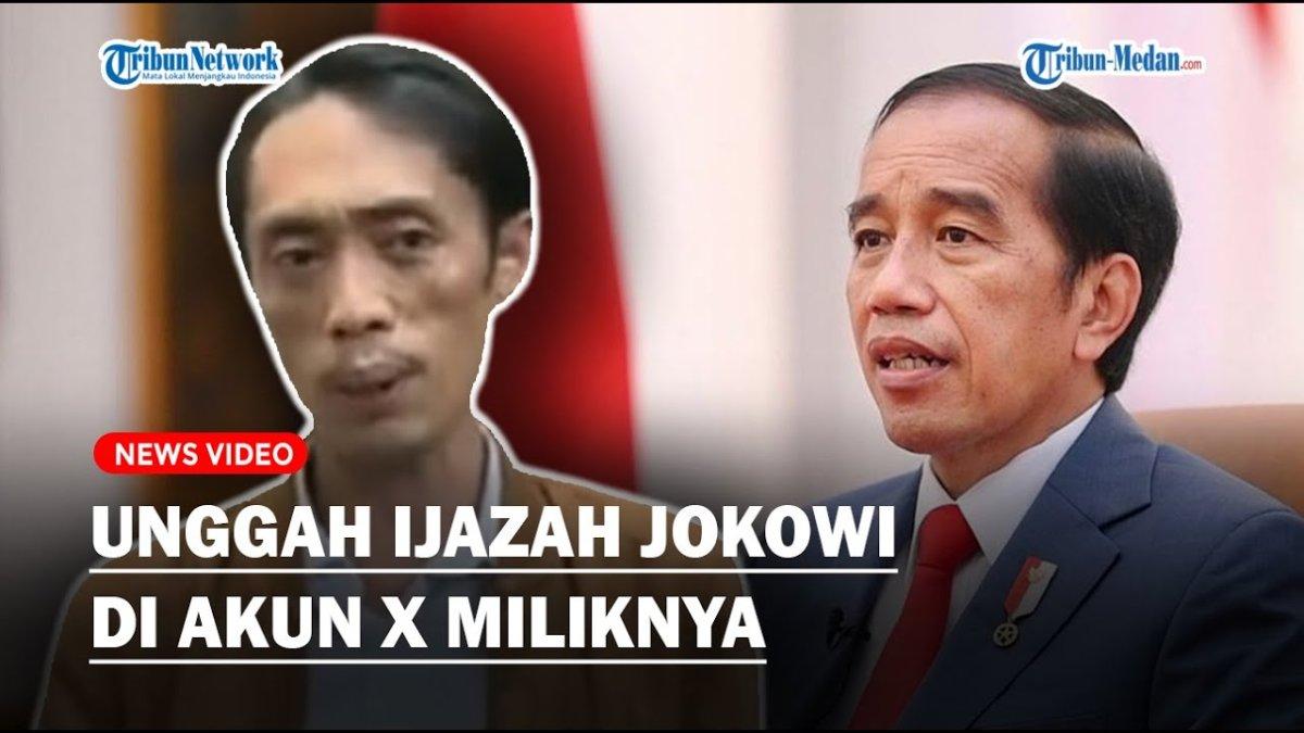 POLEMIK IJAZAH JOKOWI - Capture YouTube Tribun Medan menampilkan potret Dian Sandi dan Jokowi. Dian Sandi temui Jokowi pada Kamis (22/5/2025) untuk minta maaf