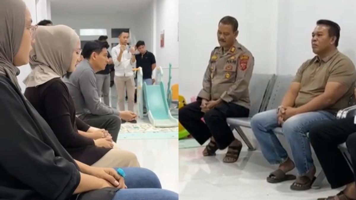 PENYERANGAN RUMAH - Dokter Irma akhirnya bertemu oknum kades yang ikut serang rumahnya di Desa Anjatan Baru, Kecamatan Anjatan, Indramayu. Oknum kades minta maaf.