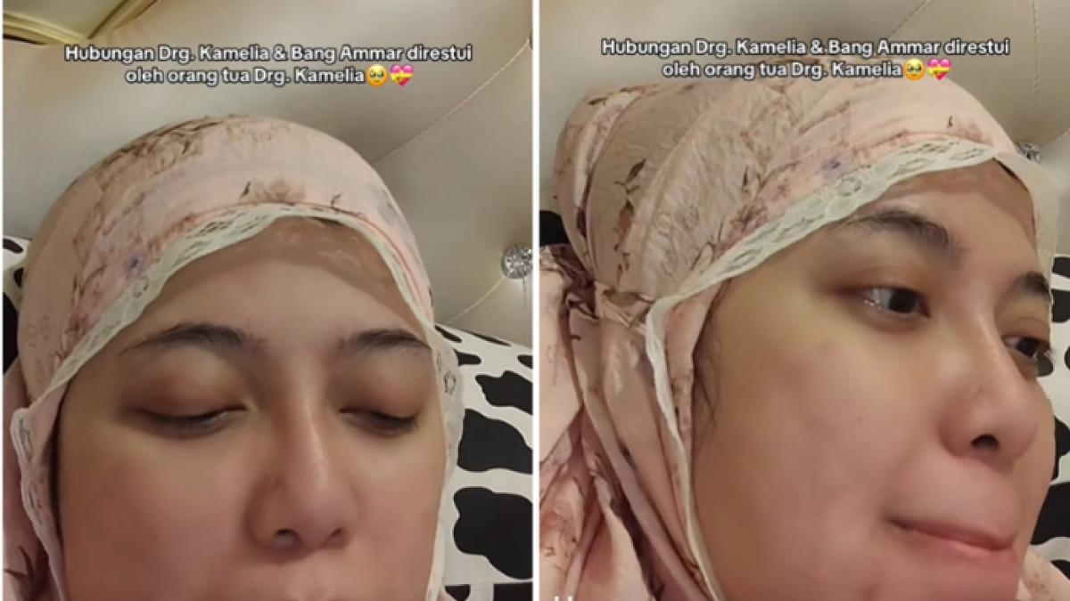 RESTU ORTU KAMELIA - Dokter Kamelia akui sudah direstui ortu terkait hubungannya dengan Ammar Zoni. Ayahnya bahkan mendoakan Ammar Zoni dari Tanah Suci.