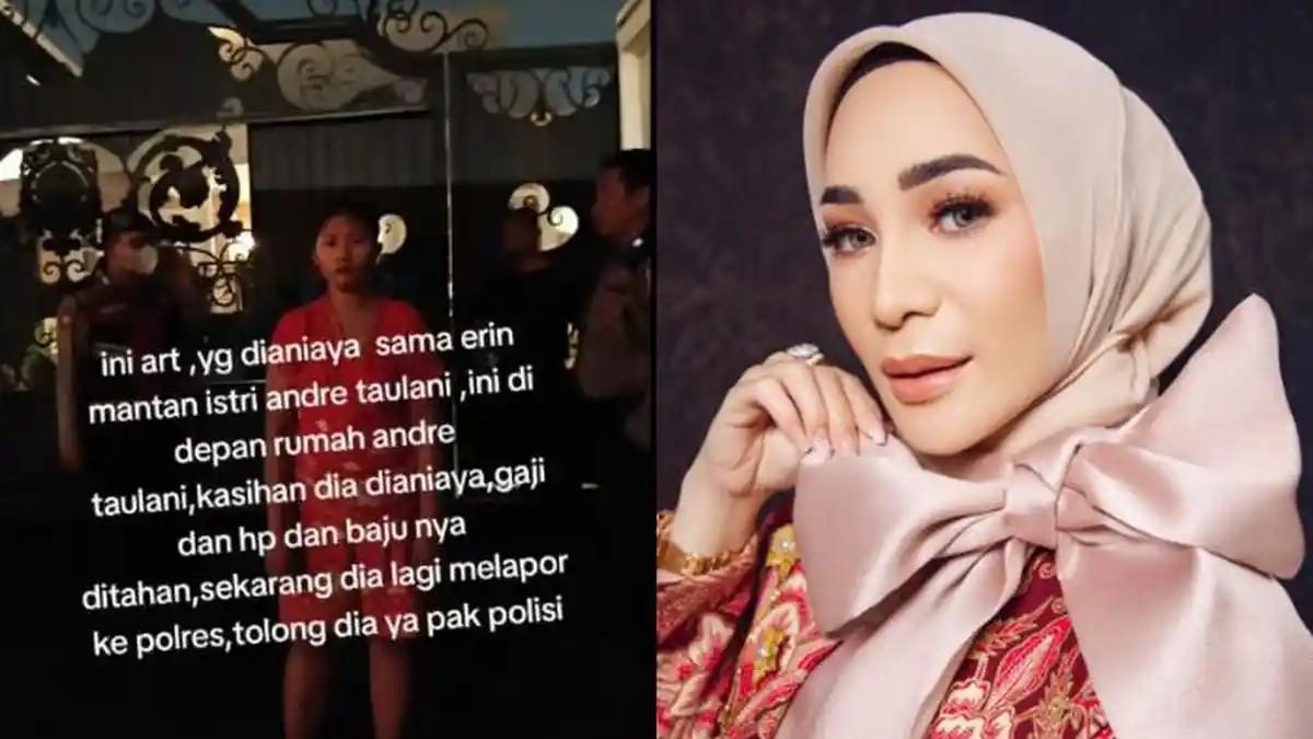 DUGAAN PENGANIAYAAN - Erin mantan istri Andre Taulany dipolisikan setelah diduga aniaya ART.