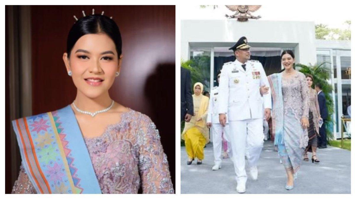 PENAMPILAN KAHIYANG AYU - Penampilan cantik Kahiyang Ayu saat dampingi Bobby Nasution dilantik sebagai Gubernur Sumatera Utara, Kamis (20/2/2025).