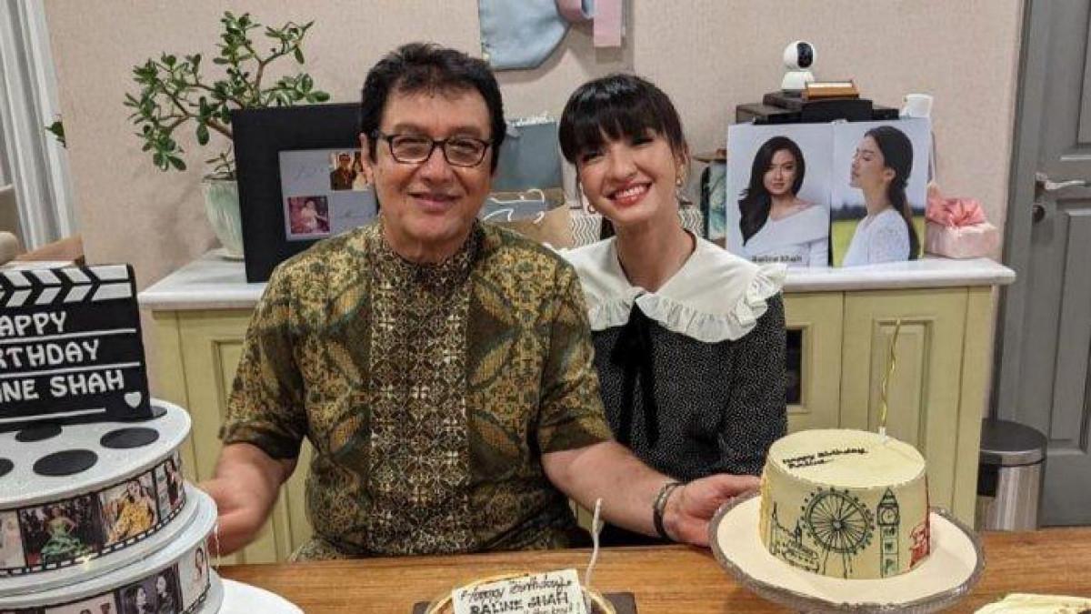 JADI KORBAN PENIPUAN - Foto Raline Shah bersama sang ayah, Rahmat Shah. Rahmat Shah menjadi korban penipuan narapidana Lapas di Medan, Sumatra Utara, hingga mengalami kerugian sebanyak Rp254 juta.