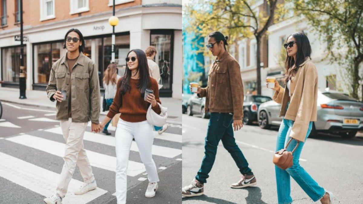 Potret kemesraan Sean Gelael dan Hana Malasan.