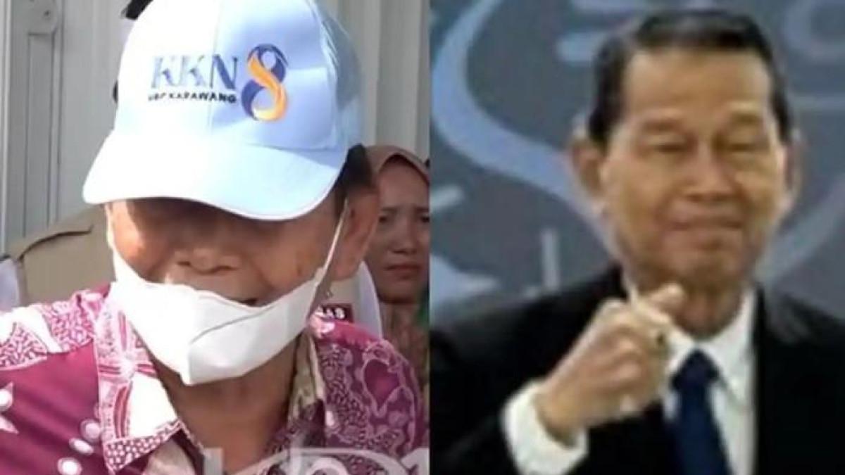 SOSOK HAJI MANAF - Foto saat Haji Manaf mendamprat Dedi Mulyadi (KIRI). Haji Manaf saat dilantik (KANAN). - Inilah sosok Haji Manaf yang viral setelah berani mendamprat Ded Mulyadi di Karawang, Jawa Barat, ternyata pernah menangani kasus orang penting.