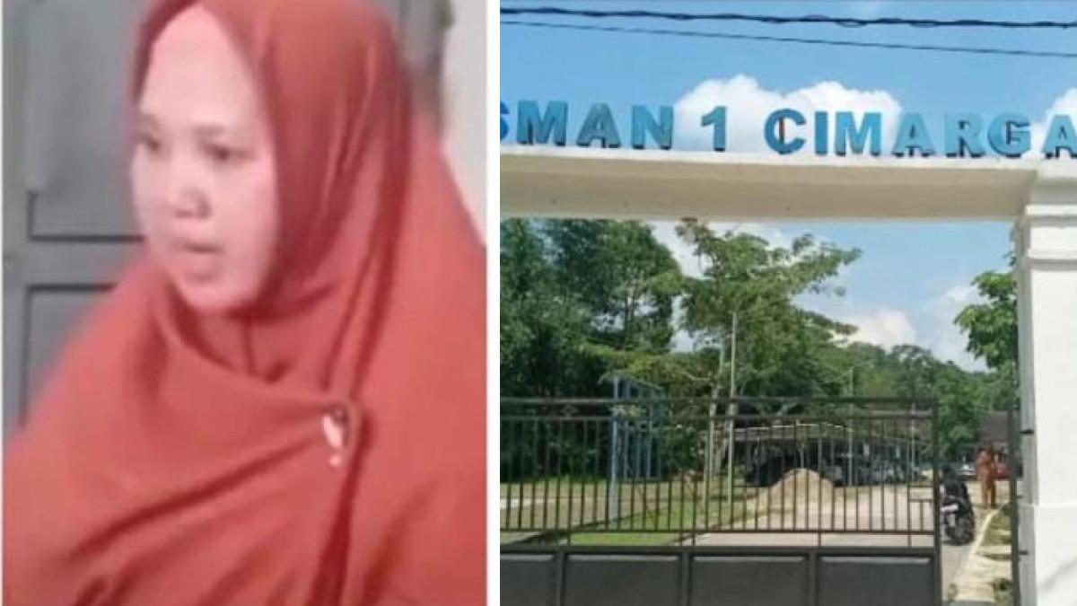 VIRAL SMAN 1 CIMARGA - Guru SMAN 1 Cimarga ikut buka suara terkait dengan kelakuan kepala sekolah Dini Fitria yang menampar siswa karena ketahuan merokok.