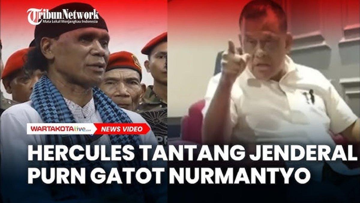 Disebut Preman Berbaju Ormas, Hercules Tantang Balik Gatot Nurmantyo: Kurang Ajar, Aku Salah Apa?