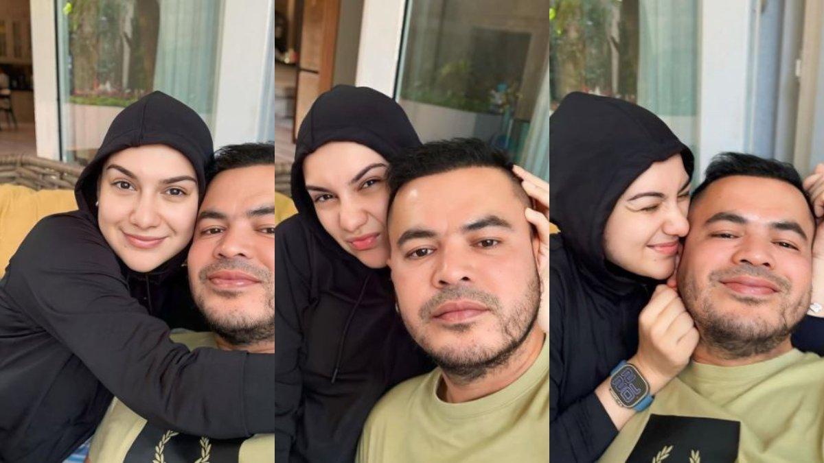 Haldy Sabri hapus foto Irish Bella karena telinga sang istri kelihatan.