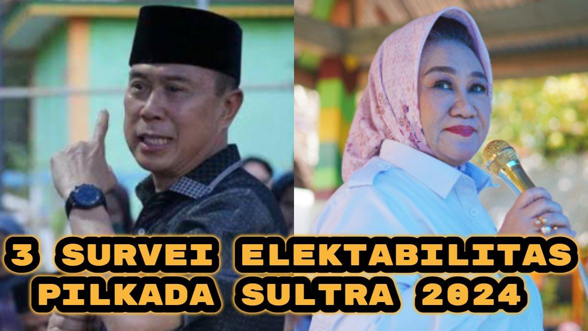 3 Survei Pilkada Sultra 2024, Andi Sumangerukka vs Tina Nur Alam, Terjawab Elektabilitas Terkuat