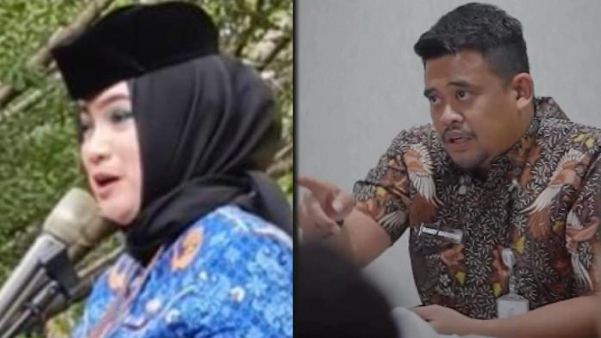 ASN DICOPOT JABATAN - Herly Puji Mentari Latuperissa (KIRI) dicopot dari jabatannya sebagai Sekretaris Dinas Koperasi dan UKM oleh Gubernur Sumatra Utara (Sumut), Bobby Nasution. Bobby Nasution (KANAN) dalam postingan di Instagram-nya (6/9/2025). Banyak pelanggaran berat yang dilakukan Herly Puji main HP saat kerja sampai minta kado setiap ulang tahun.