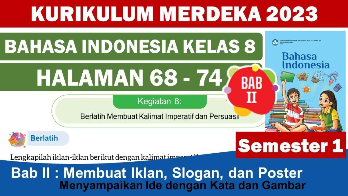 Soal & Kunci Jawaban Bahasa Indonesia Kelas 8 SMP: Belajar Membuat Iklan Pada Halaman 67