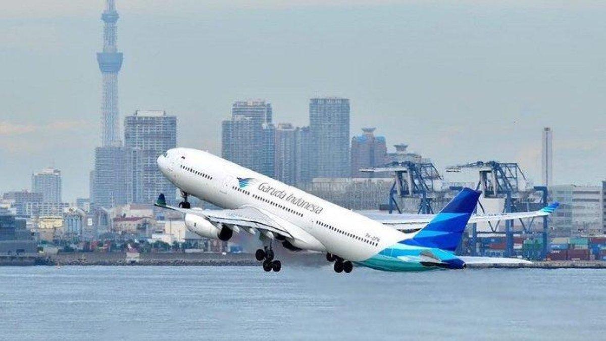 Ilustrasi maskapai Garuda Indonesia. PT Garuda Indonesia (Persero) membuka rekrutmen sebagai awak kabin Haji 2024.