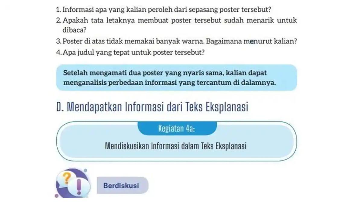 Kunci jawaban Bahasa Indonesia kelas 9 SMP halaman 110 Kurikulum Merdeka.