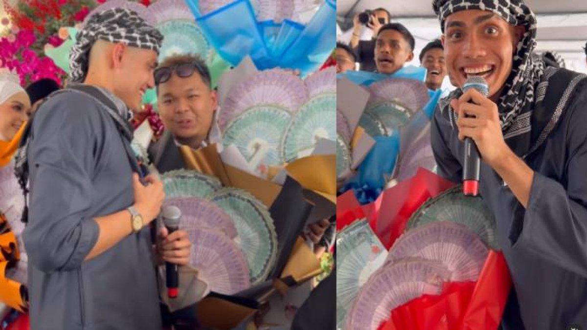 Influencer Malaysia Memberi 300 Juta Sebagai Hadiah Pernikahan untuk Sahabat, Pengantin Nangis