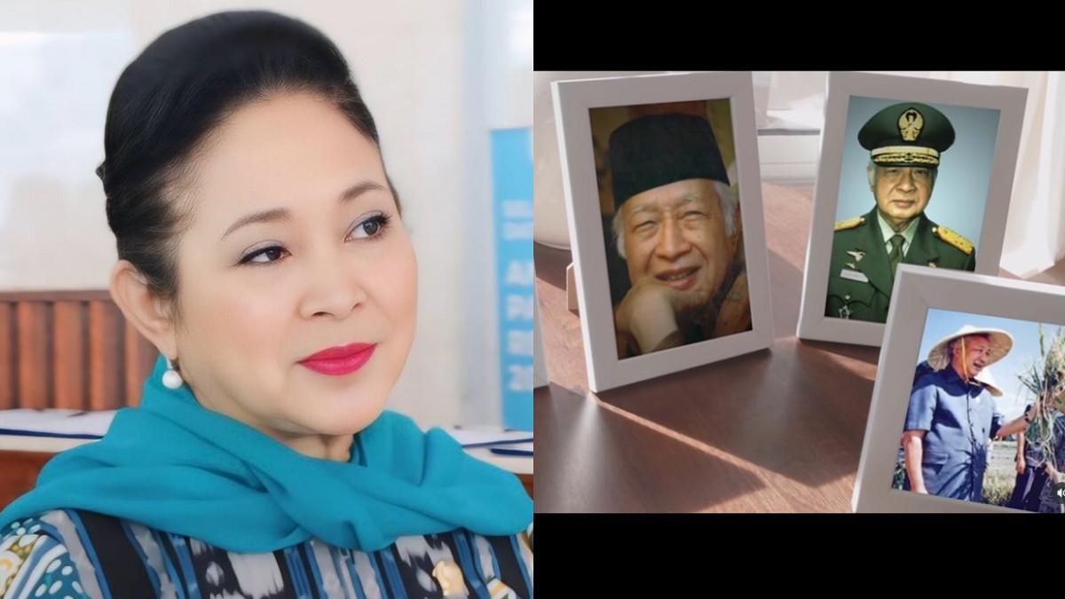 GELAR PAHLAWAN SOEHARTO - Kolase potret Titiek Soeharto dan Soeharto diambil dari Instagram @titieksoeharto. Ini curhatan Titiek setelah Soeharto dapat gelar pahlawan, singgung soal fitnah
