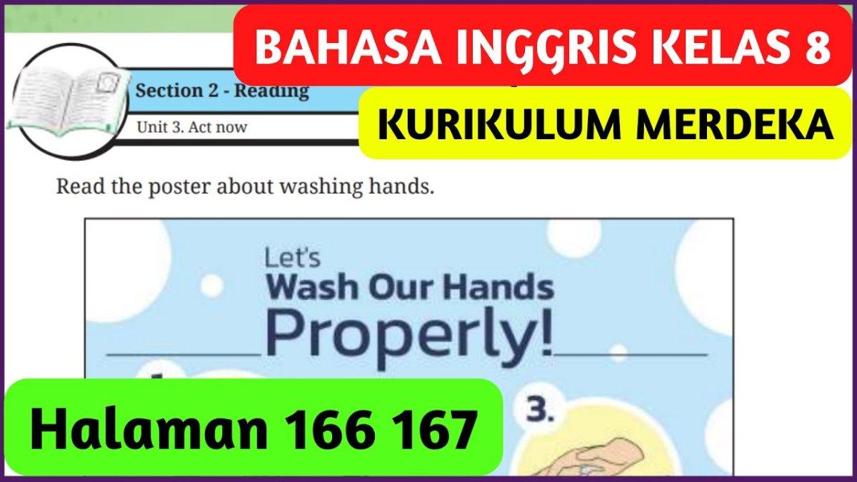 Soal & Kunci Jawaban Bahasa Inggris Kelas 8 SMP Halaman 166 167 Kurikulum Merdeka, Read The Poster