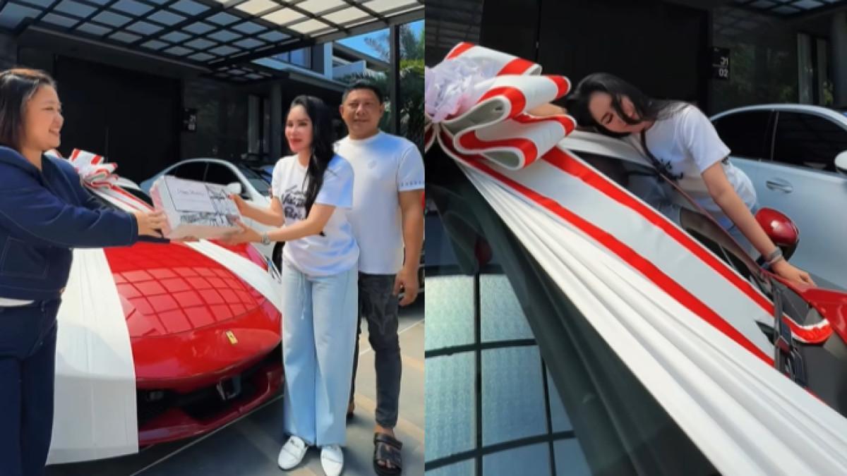 SOSOK ITA JUWITA - Ita Juwita merupakan istri H Najmuddin. Ia sempat mendapat kado Ferrari saat ulang tahun.