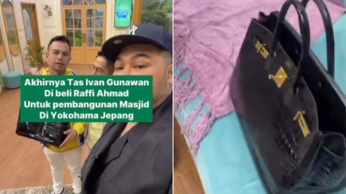 IVAN JUAL TAS - Ivan Gunawan menjual tas branded untuk membantu pembangunan masjid di Jepang. Tas tersebut dibeli Raffi Ahmad.
