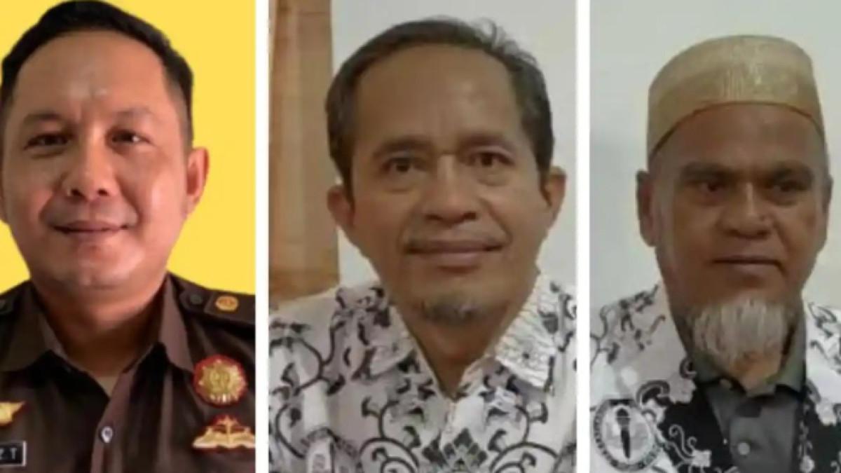 JAKSA VIRAL - Kasasi jaksa Andi Vickariaz mengubah putusan bebas dua guru SMAN 1 Luwu Utara menjadi hukuman penjara. Jaksa Penuntut Umum, Andi Vickariaz Tabriah (kiri) adalah sosok yang memenjarakan guru Luwu Utara Sulawesi Selatan, Rasnal - Abdul Muis (tengah dan kanan).