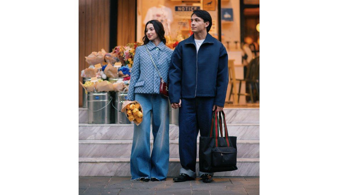 Jefri Nichol dan Ameera Khan tunjukkan kemesraan saat pemotretan produk Gucci