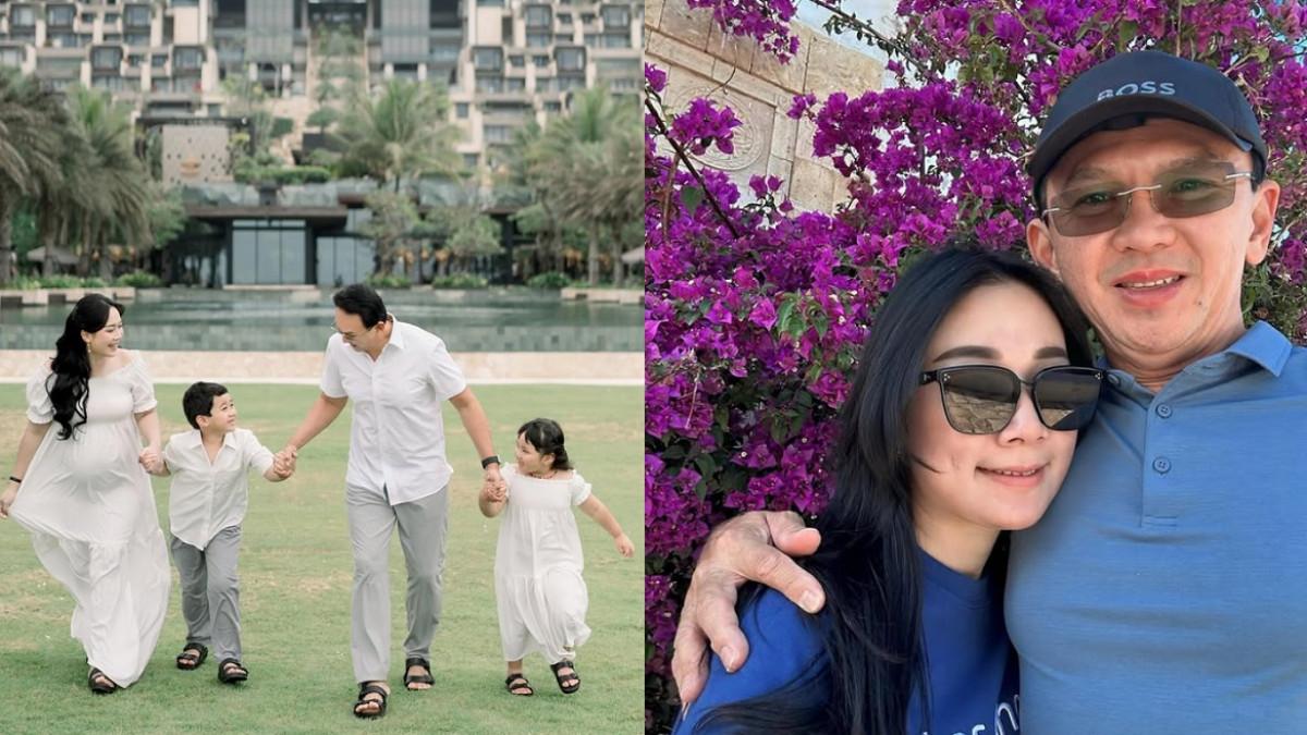 KABAR TERBARU AHOK - Kolase foto Ahok dan Puput Nastiti Devi diambil dari Instagram @btpnd. Kabar bahagia istri Ahok hamil anak ketiga