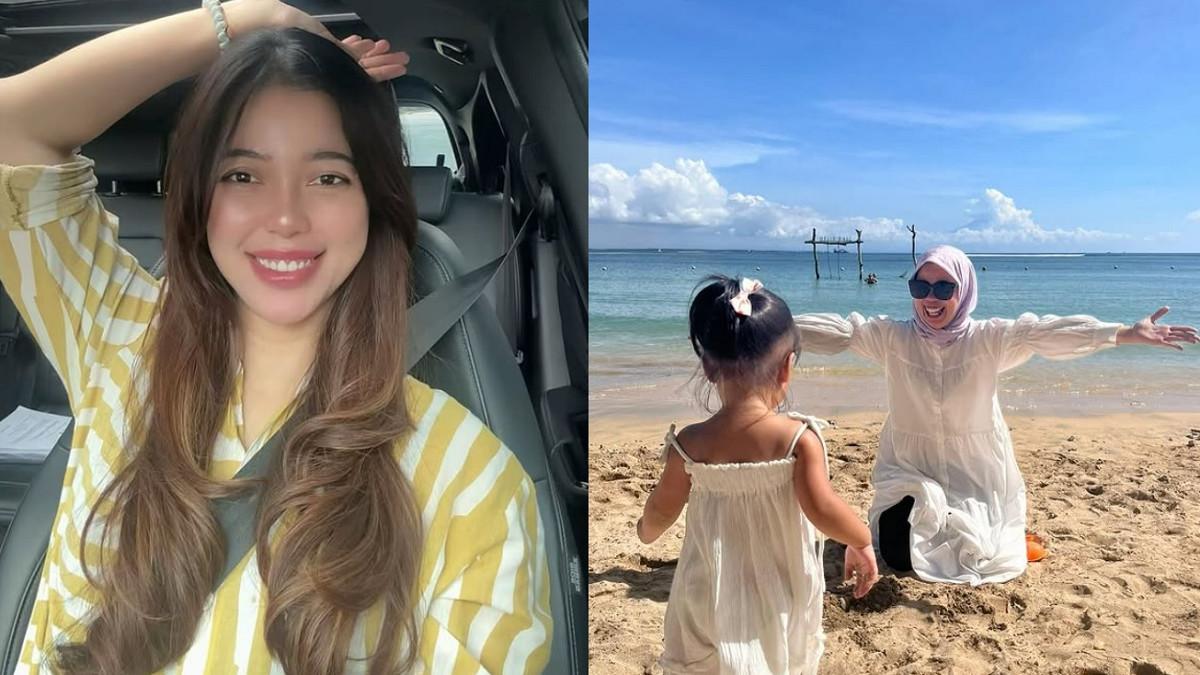 KEKASIH AMMAR ZONI - Kolase potret dokter Kamelia bersama putrinya yang kini berusia 5 tahun. Kamelia tetap setia meski Ammar Zoni pecandu narkoba