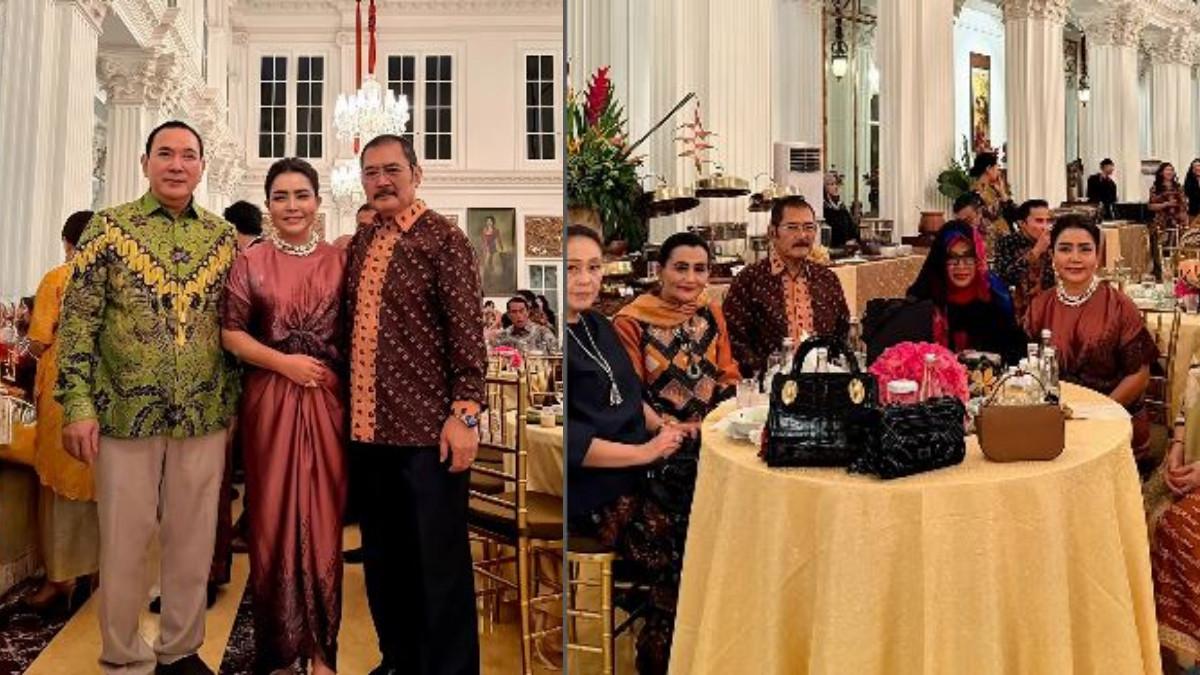 POSTINGAN MAYANGSARI - Keakraban Mayangsari dengan keluarga Cendana di acara syukuran gelar pahlawan Soeharto