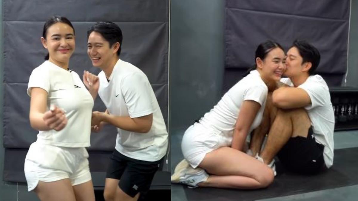 KEGIATAN AMANDA & KENNY - Kegiatan Amanda Manopo setelah malam pertama, olahraga sambil dicium Kenny Austin